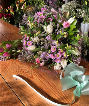 Florist Choice - let our talented Florist’s make the choice of floral bouquet for you, using the best quality, colour and design for your budget.